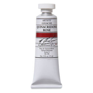 QUINACRIDONE ROSE GOUACHE 15ML M GRAHAM